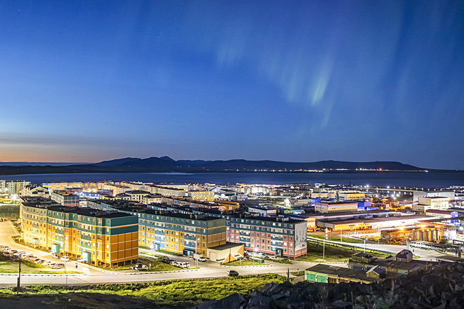 Небо заиграло красками