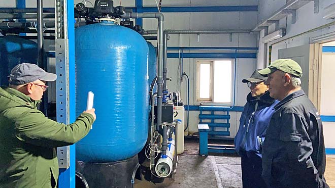 Новое оборудование, которое позволило улучшить качество воды запустили  в селе Лаврентия