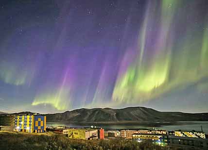 СВЕТОВОЕ ШОУ ЗАКАТИЛА ПРИРОДА