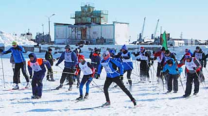 «ЛЫЖНЯ РОССИИ» ПРОШЛА ПО МОРЮ