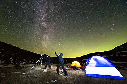 А В ОБЪЕКТИВЕ ЗВЁЗДНОЕ НЕБО