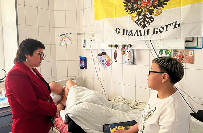 В палатах у своих