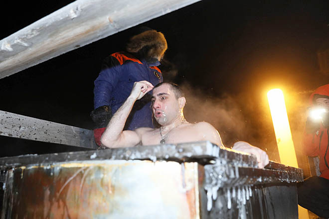 Мороз, купель, Крещение Господне