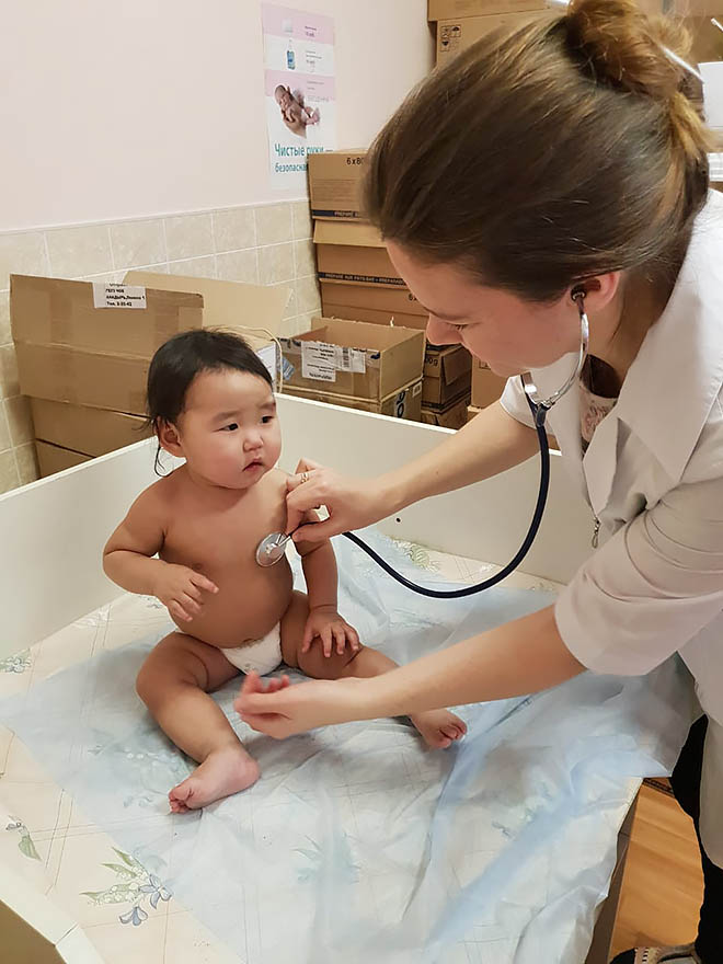 Бригада в белых халатах