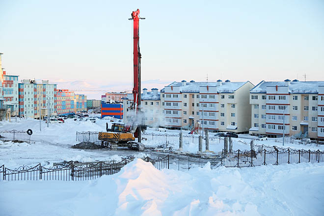 В Анадыре началось строительство ещё трёх арендных домов