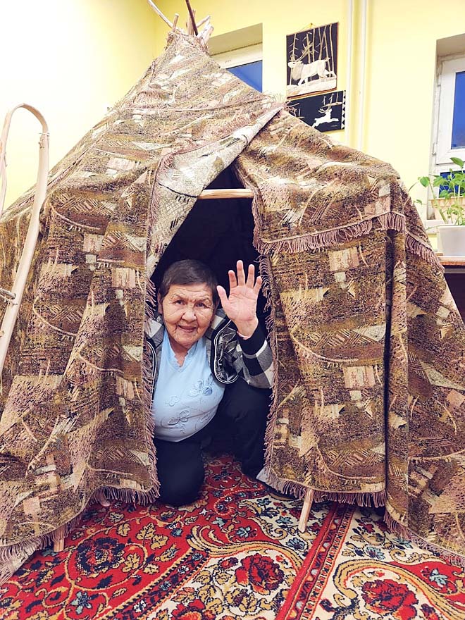 Яранга и нарты своими руками