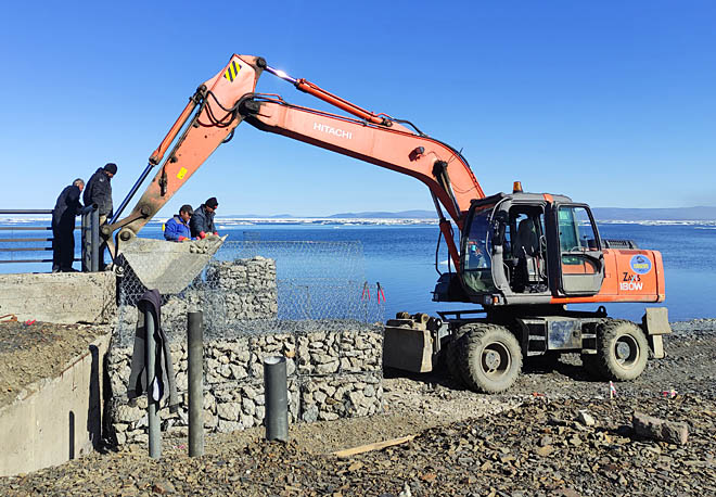 От волн укроет… габион