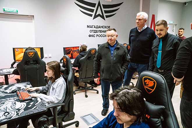 Первая в ДФО киберарена открылась в спорткомплексе «Президентский» в Магадане