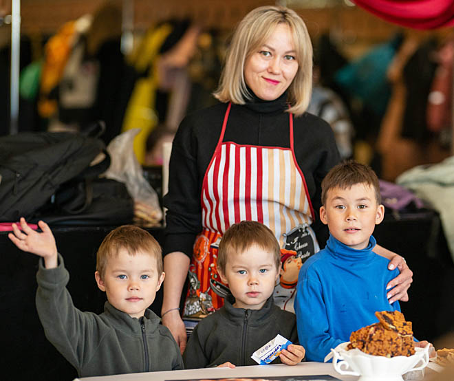 Один день большой семьи