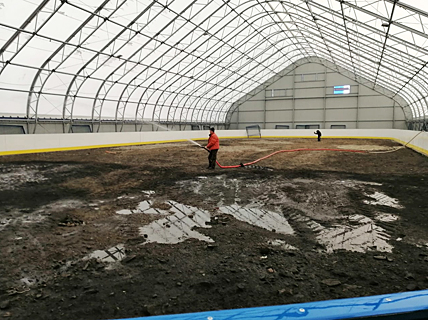 «ЛИТОВКИН-АРЕНА» ГОТОВА НАРАЩИВАТЬ ЛЁД