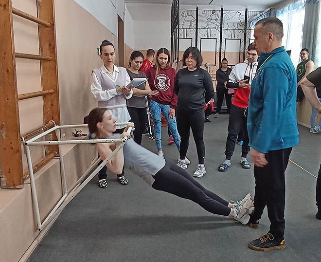 Комплекс ГТО сдали коллективно