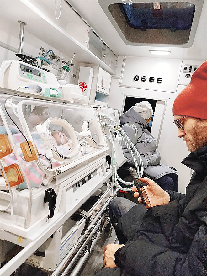 Спецрейс для новорождённого