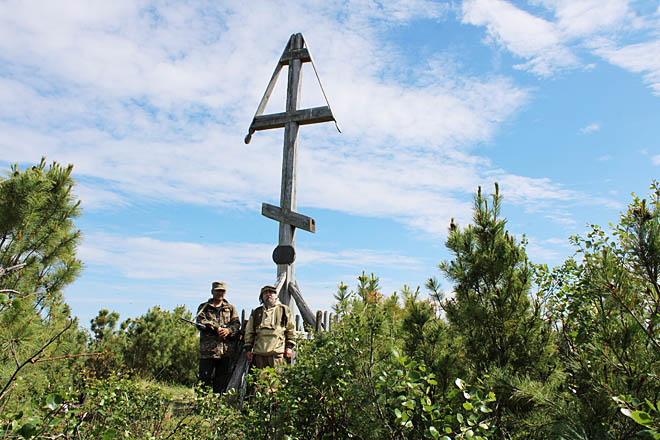У креста майору Павлуцкому