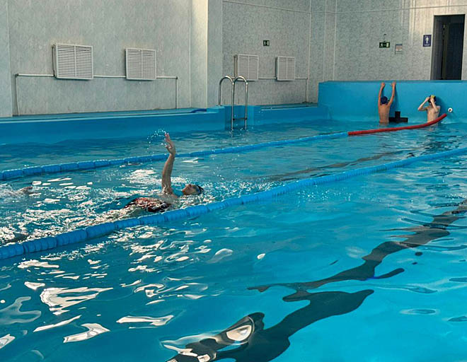 В морской воде с комфортом