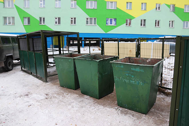 По инициативе горожан в Анадыре реконструируют 10 контейнерных площадок для складирования ТКО