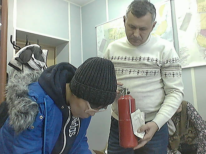 Держи огнетушитель