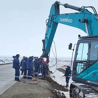 Бетон начнётся от причала